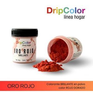 Colorante en Polvo Brillante Oro Rojo «Dust Color» 6g