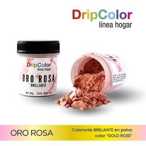 Colorante en Polvo Brillante Oro Rosa «Dust Color» 5g
