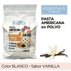 Pasta Americana Blanco Sabor Vainilla x 1,750kg «DripColor»
