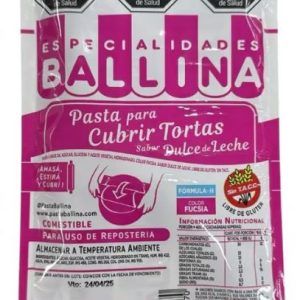 Pasta para Tortas Fucsia x 500g Ballina