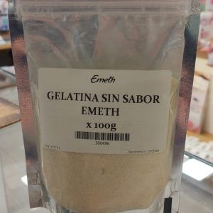 Gelatina sin Sabor Emeth x 100g