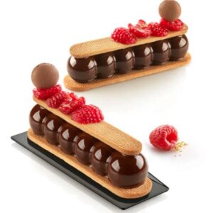 Molde Silicona Kit Truffle Eclair 75 + Cutter «Silikomart»