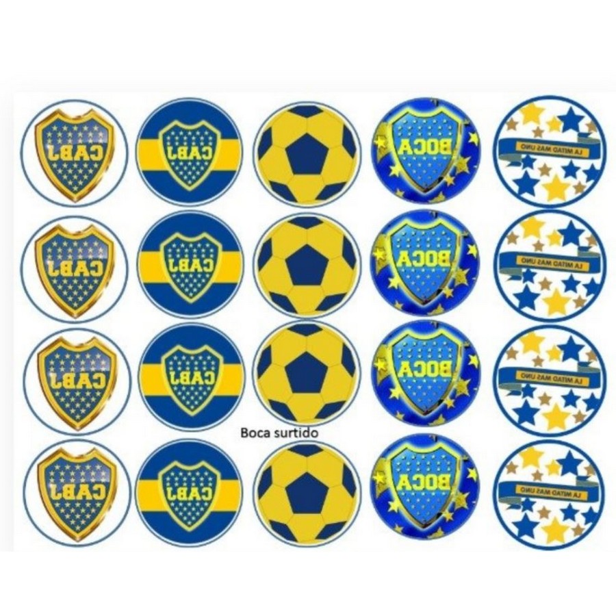 Laminas comestibles Chocotransfer - Boca Pelotas "Sprink"