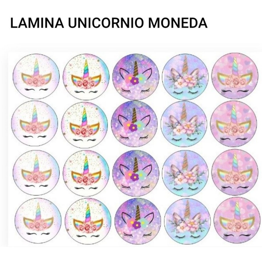 Laminas comestibles Chocotransfer - Unicornios Dreams "Sprink"