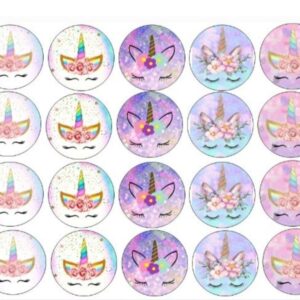 Laminas comestibles Chocotransfer – Unicornios Feliz Cumple «Sprink»