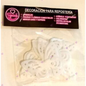 Mariposas comestibles Blanco «Sprink»
