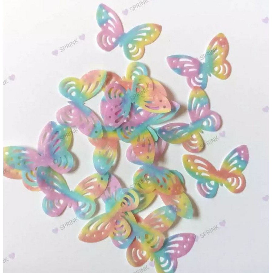 Mariposas comestibles Pastel "Sprink"