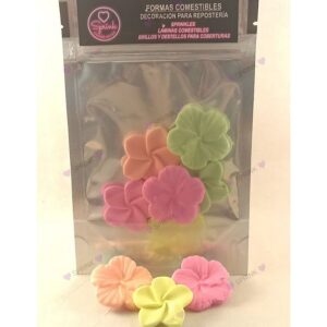 Maxi Forma comestible Flores Fluo «Sprink»