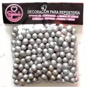 Perlas Comestibles Plata Perlado «Sprink» 40g