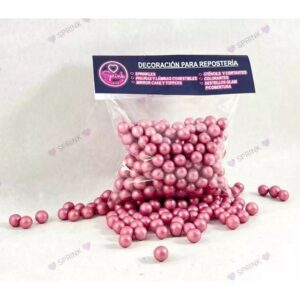 Perlas Comestibles Rosa Perlado «Sprink» 40g