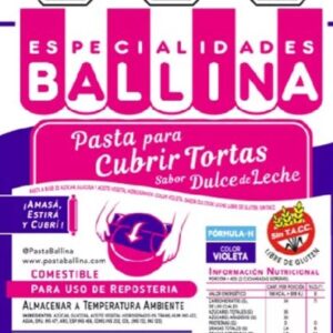 Pasta para Tortas Formula H-DDL Violeta 10x 500g Ballina