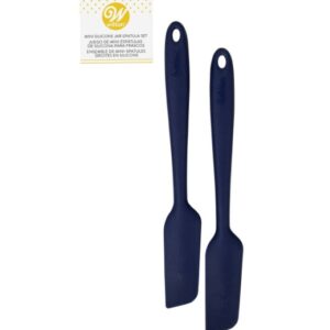 Mini Espatula Silicona Azul Marino x2 «Wilton»