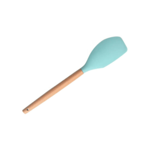 Espatula Silicona Mango Madera Aqua 32cm «Via Cheff»