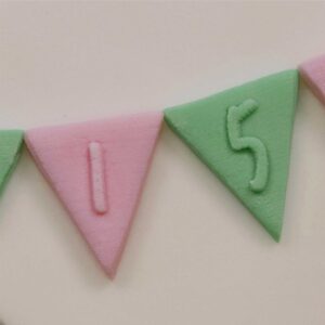 Reglas Estampadoras Banderin Triangulo Mod 1 Letra Sobre Relieve Chico «Ruphas»