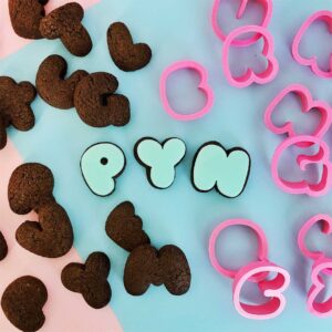 Cortante Letras Faty Mayusculas 3cm alto «Ruphas»