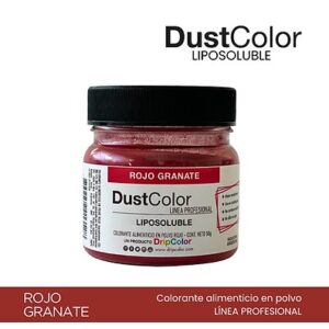 Colorante en Polvo Liposol Rojo Granate «Dust Color» 95g