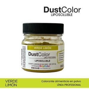 Colorante en Polvo Liposol Verde Limon «Dust Color»  95g