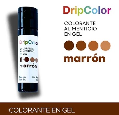 Colorante en Gel Marron "Dust Color" 23 g