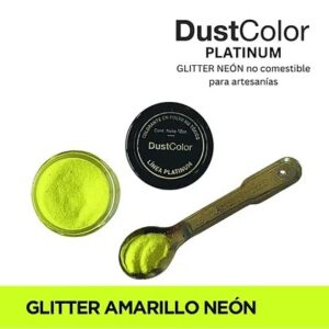 Glitter Neon Amarillo «Dust Color» 10 cc