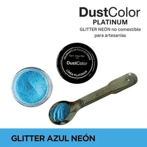 Glitter Neon Azul «Dust Color» 10 cc