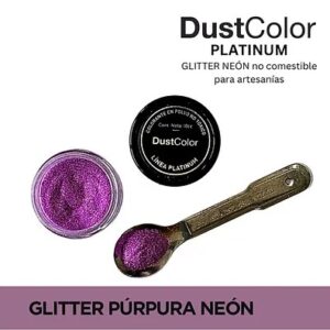 Glitter Neon Purpura «Dust Color» 10 cc