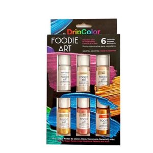 Colorante en Crema Dorado Coleccion «Foodie Art» 6×15 ml