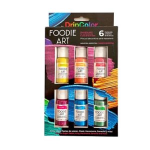 Colorante en Crema Primarios Coleccion «Foodie Art» 6×15 ml