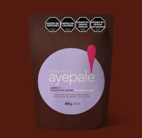 Ganache Chocolate Negro Secado Rapido «Ayepale» 8x 800g