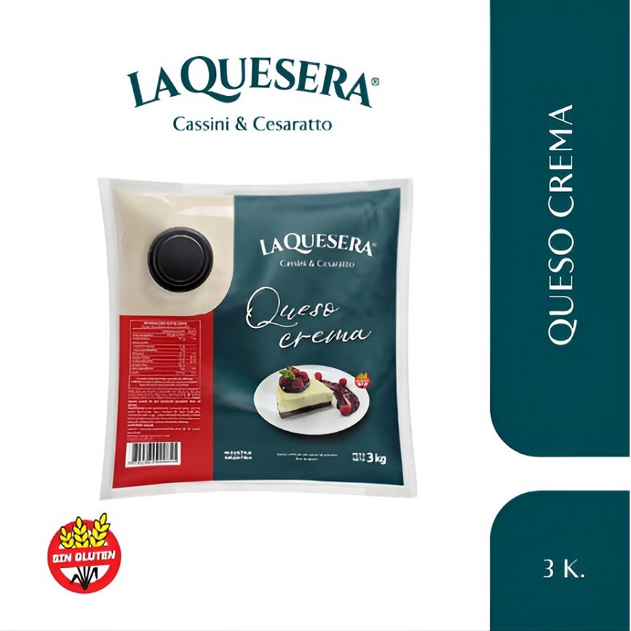 Queso Crema La Quesera Pouch x 3kg