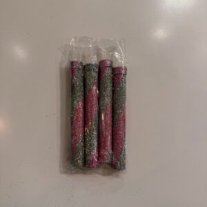 Bengala Gibreada bicolor Rosa y Plata x4u «Gandalf» 12 cm