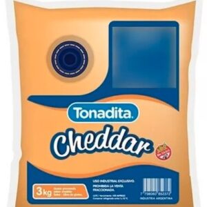 Queso Cheddar «Tonadita» x 3 kg