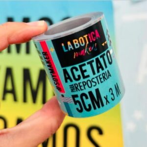 Acetato 5cm Alto – Rollo 3 metros «La Botica»