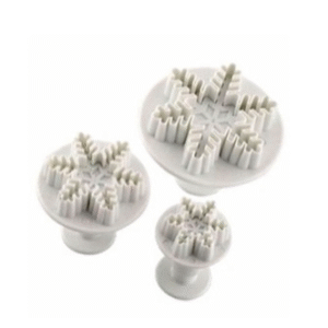 Set Cortantes con expulsor Copo de Nieve x 3 unidades «LM»