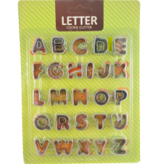 Cortante metal abecedario 6cm «LC»