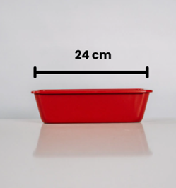 Molde Budin 24 cm Rojo «Isabel Vermal»