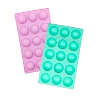 Molde Silicona Media Esfera Mediana 5cm «LC»