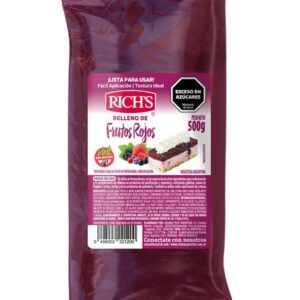 Relleno a Base de Pulpa Frutos Rojos Rich x 500gr