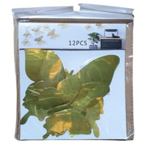 Adorno Mariposas Espejadas Dorada x 12 unidades «LC»