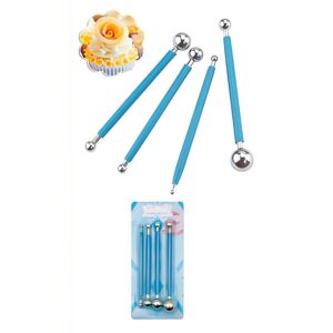 Set Bolillos metálicos tamaños surtidos x 4 unidades «LC»