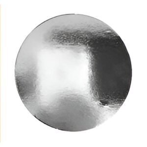 Disco carton laminado Nº22 x 25 unidades Plata «LC»
