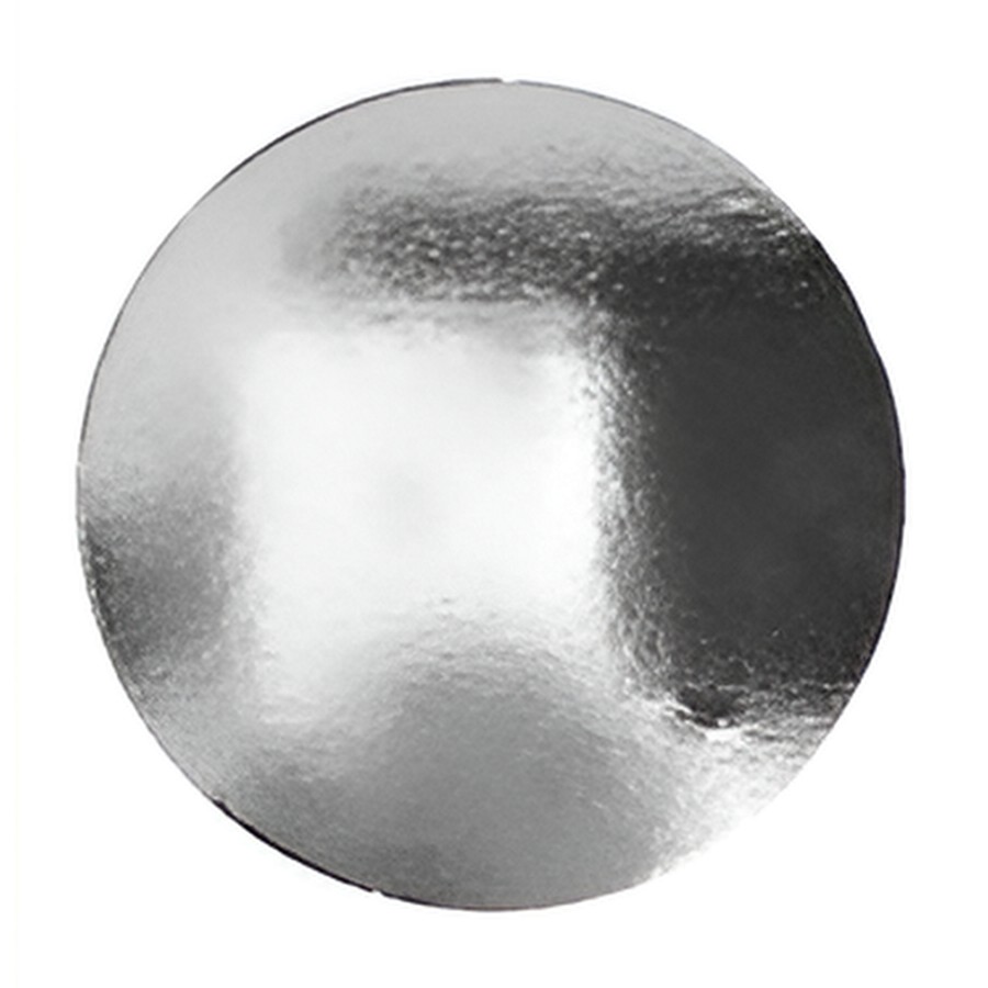 Disco carton laminado Nº26 x 25 unidades Plata "LC"