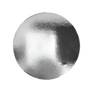 Disco carton laminado Nº18 x 25 unidades Plata «LC»