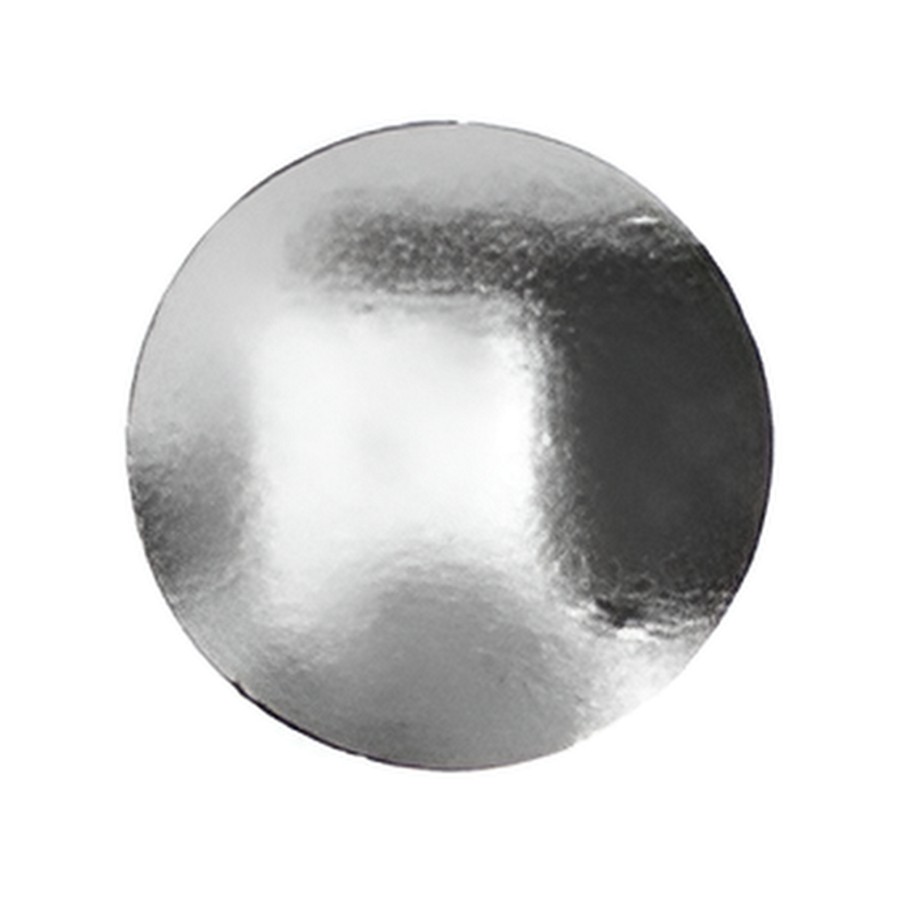 Disco carton laminado Nº18 x 25 unidades Plata "LC"