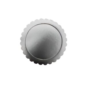 Plato carton laminado blonda Nº20 x 10 unidades Plata «LC»