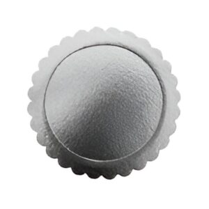 Plato carton laminado blonda Nº24 x 10 unidades Plata»LC»