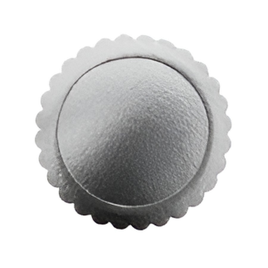 Plato carton laminado blonda Nº24 x 10 unidades Plata"LC"