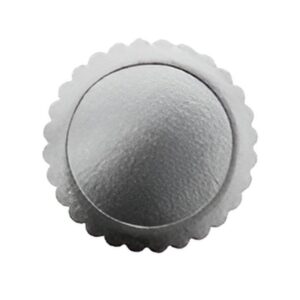 Plato carton laminado blonda Nº26 x 10 unidades Plata»LC»