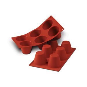 Molde Silicona SF052 N°6 Muffins Terracotta «Silikomart»