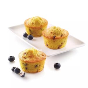 Molde Silicona SF102 N°6 Muffins Terracotta «Silikomart»