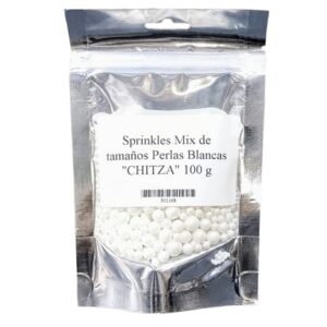 Sprinkles Perlas Blancas Medianas «Chitza» 100 g